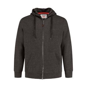 Duke Mens D555 Rockford Cantor Heavyweight Kingsize Full Zip Hoodie / Grey